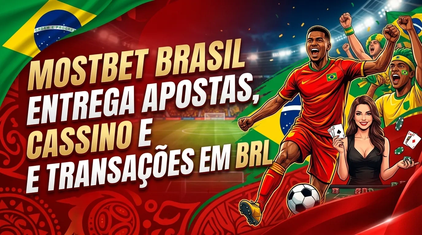 Mostbet Brasil Entrega Apostas, Cassino e Transações em BRL