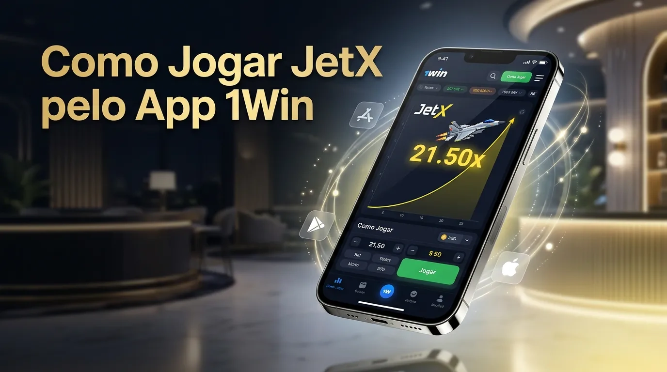 Como Jogar JetX pelo App 1Win